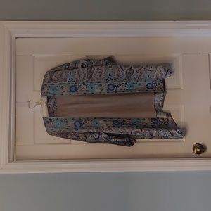 Soft Surroundings embroidered lined jacket. Size S/M. Gorgeous detail!